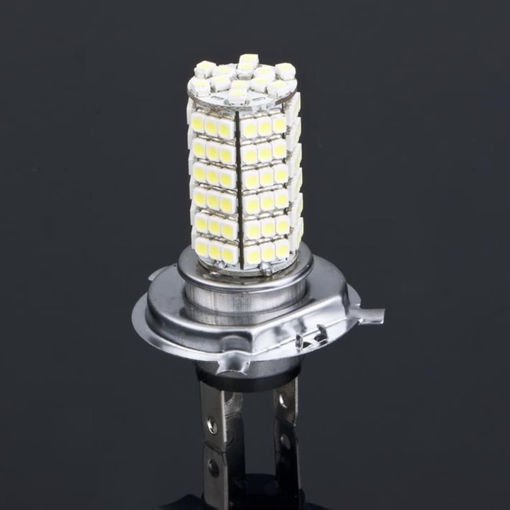 H4 White Fog Light Driving Parking Headlight DC 12V 5W 120 LED 3528 SMD