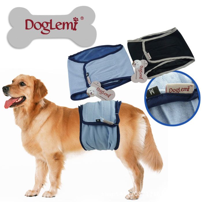 2021 Washable Male Dog Diapers Sanitary Male Dogs Protector Pant Large