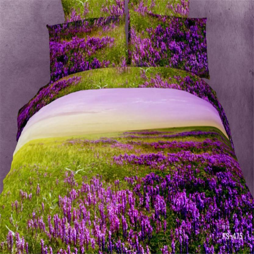 Whole Bedding Set King Size Purple Lavender Roupa De Cama Bed Whole Bedding Set King Size Purple Lavender Roupa De Cama Bed Linen Bedspreads Kidsline Duvet Queen From Lireen 131 16 Dhgate Com