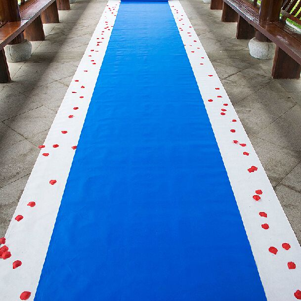 20 Meters/Roll Royal Blue Wedding Theme Nonwoven Fabric Carpet Aisle ... 20 Meters/Roll Royal Blue Wedding Theme Nonwoven Fabric Carpet Aisle ...