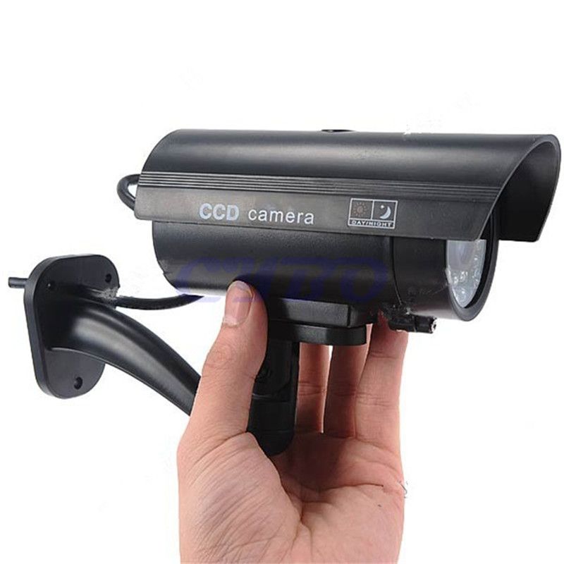 2021 Fake Camera Dummy Emulational Decoy Outdoor Bullet CCTV IR Wireless HOME Security Cameras