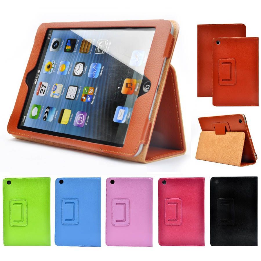 for ipad air case auto sleep wake up flip litchi pu leather cover