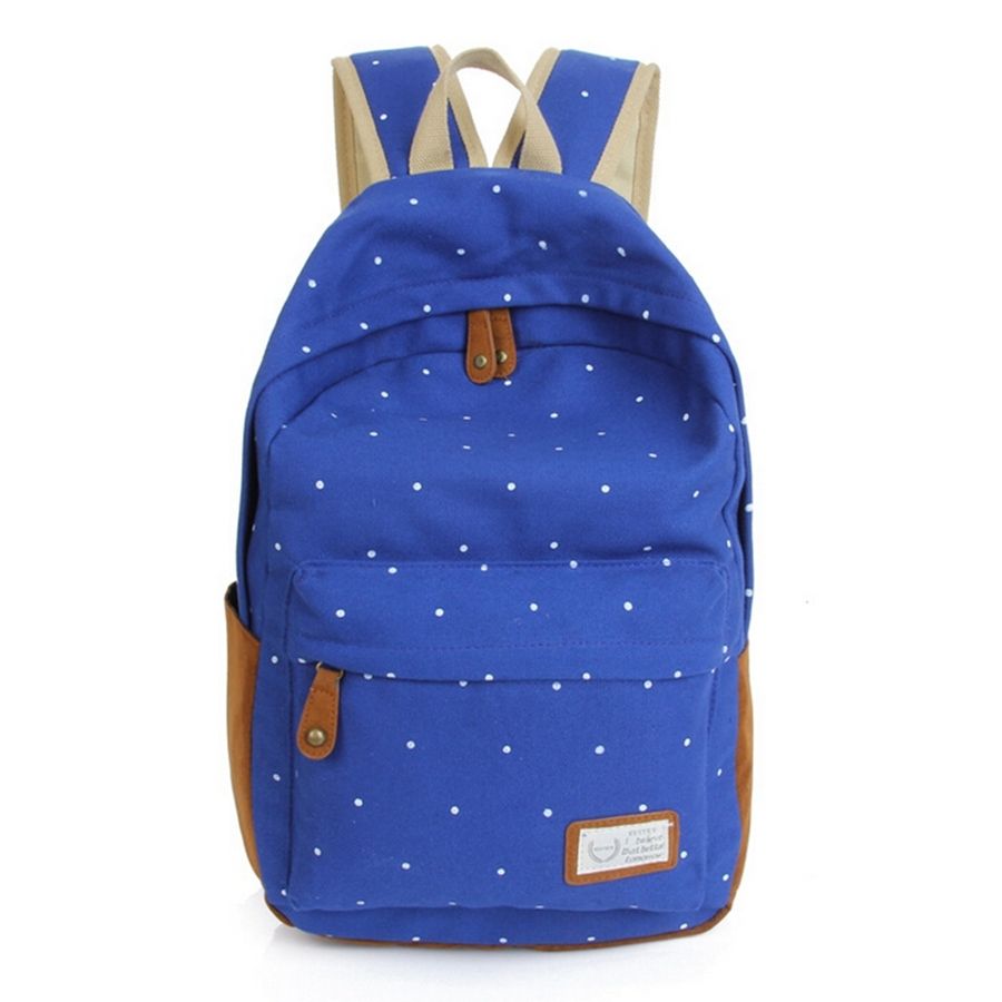 Korean Style Cute Double Shoulder Book Bags Fashion Girls Women Canvas