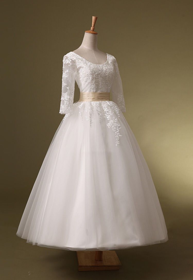Discount New 2015 Plus Size A Line Wedding Dresses With ...