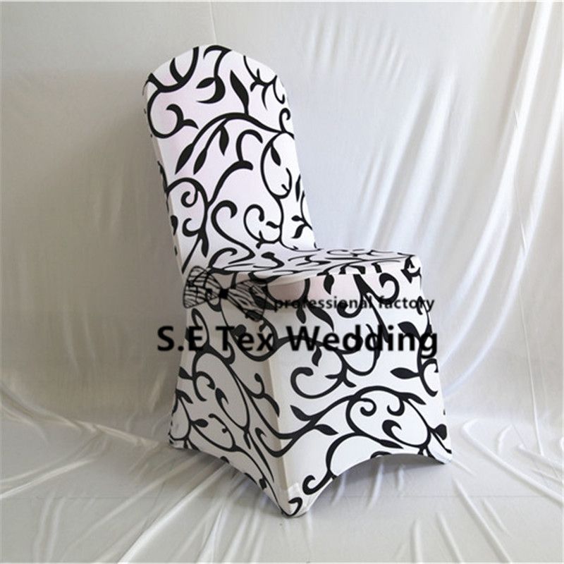 Nice Looking Printed Lycra Spandex Chair Cover Cheap Banquet