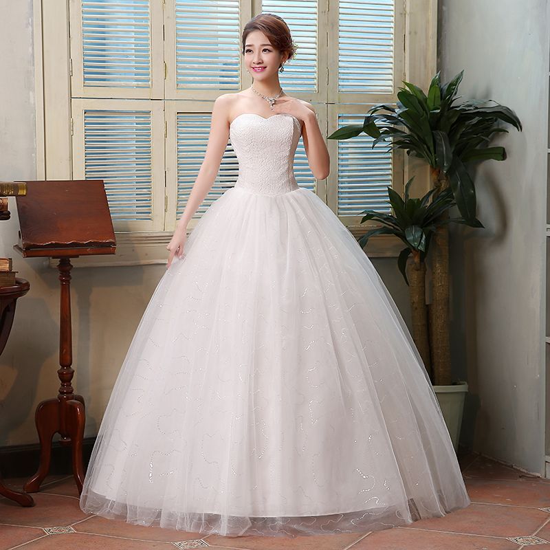 Image of korean princess wedding dress