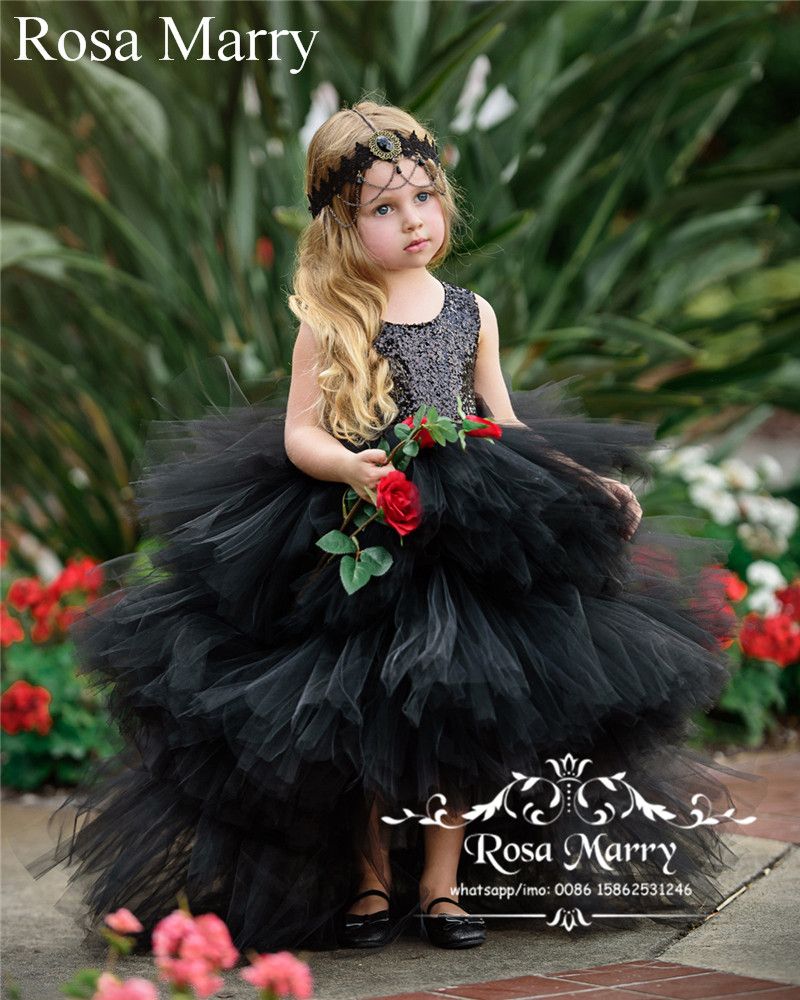 gothic flower girl dresses