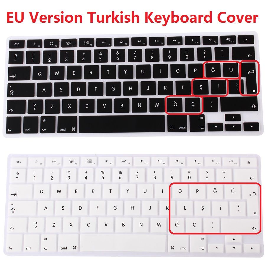 Turkish keyboard layout diagrams