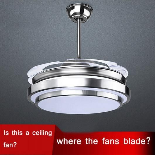 Hidden Ceiling Fan 2017 ultra quiet 42 hidden blade ceiling fan lamps 110 240v 48w Hidden Ceiling Fan 2017 ultra quiet 42 hidden blade ceiling fan lamps 110 240v 48w