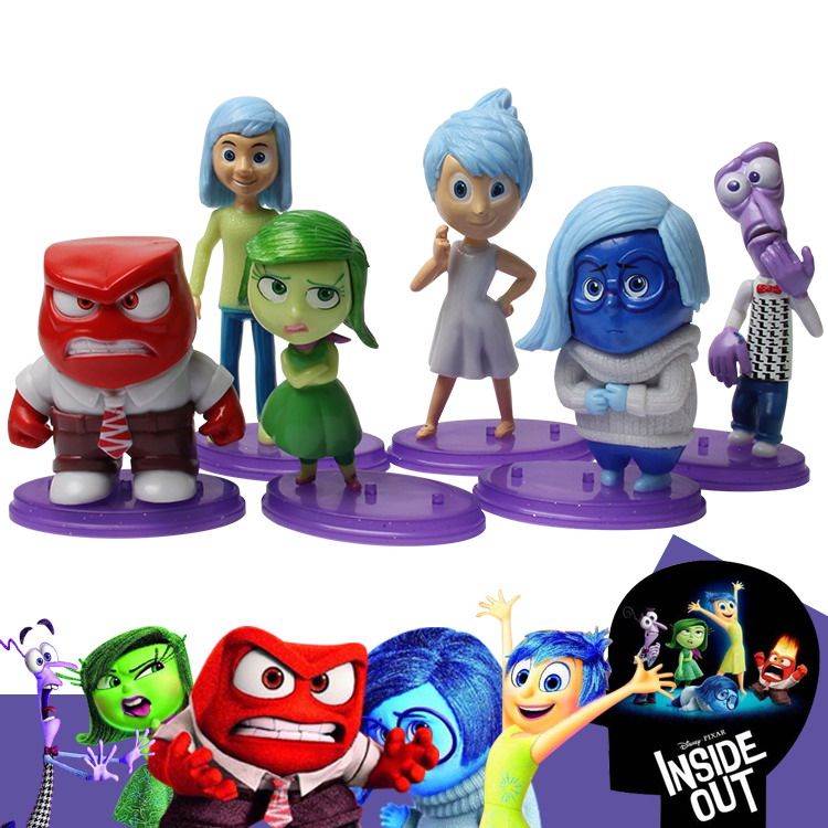 2017 2016 New Inside Out Pvc Action Figure Cartoon Animation Five ...