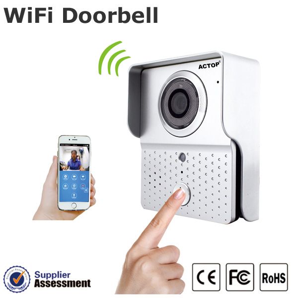 Wireless Wifi Doorbell Video Door Phone Intercom IP Camera