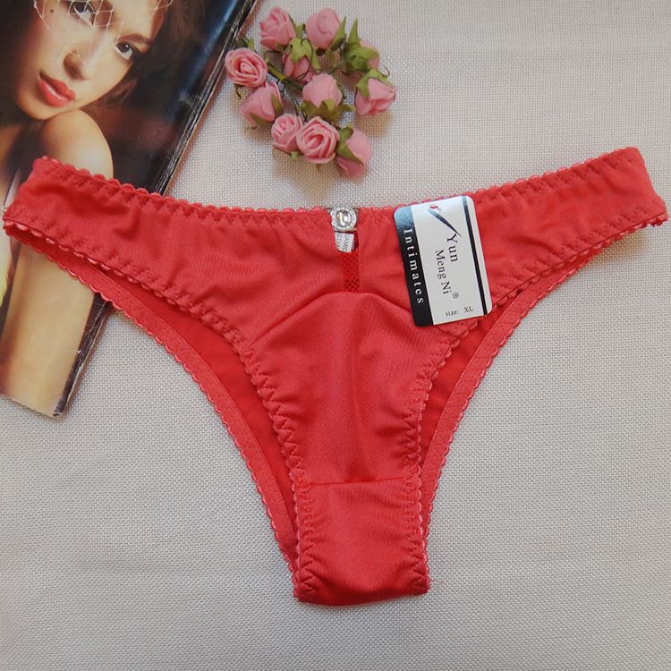 2021 Lady Panties For Angola Market Sexy Silk Bikini Soft Brief Women