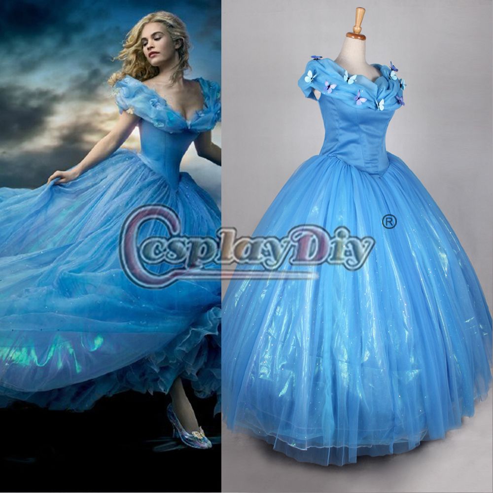 2015 newest movie cinderella princess dresses blue deluxe wedding party dress for adult prom dress costume cosplay halloween costume couple costumes sexy - Blue Halloween Dress 2015 newest movie cinderella princess dresses blue deluxe wedding party dress for adult prom dress costume cosplay halloween costume couple costumes sexy - Blue Halloween Dress