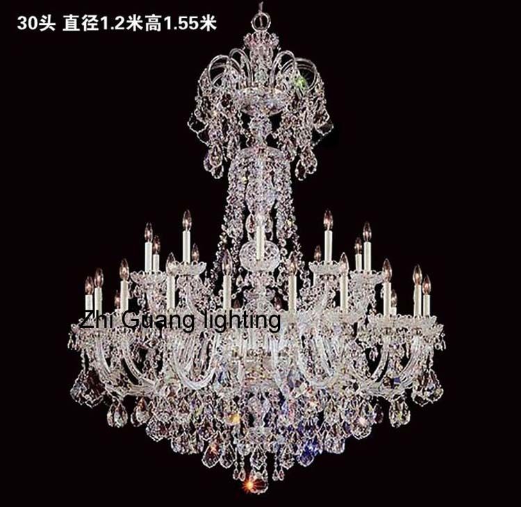 Modern Big Chandelier Lamps Indoor For The Kitchen Home Modern Big Chandelier Lamps Indoor For The Kitchen Home Lighting Decoration Bohemian Crystal With Crystals Double Floor Living Room
