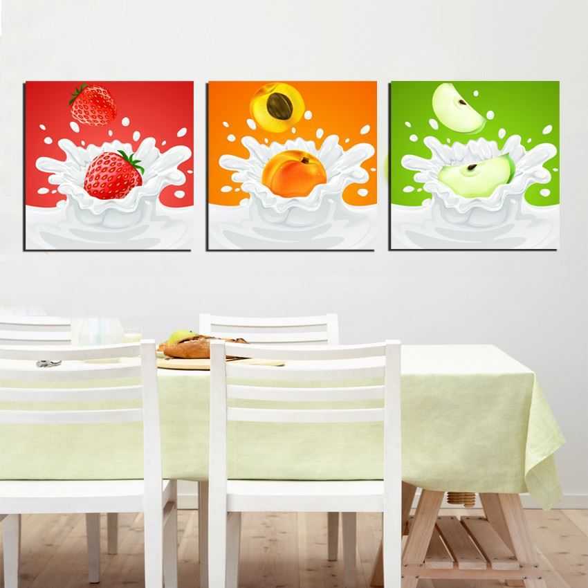 Fruit Wall Decor online cheap wall decor art mural cartoon fruit painting canvas Fruit Wall Decor online cheap wall decor art mural cartoon fruit painting canvas