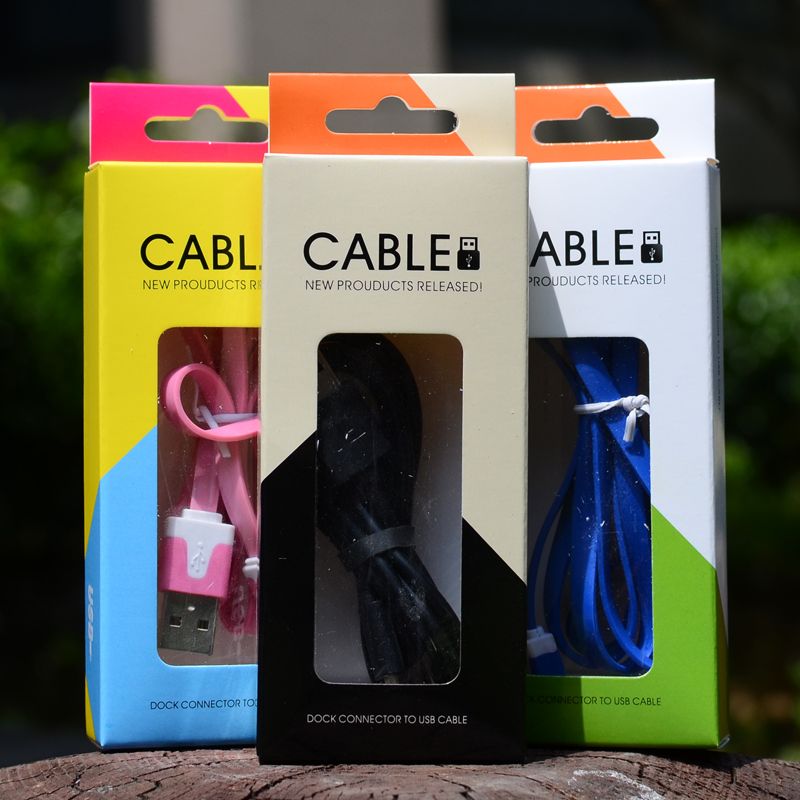 2020 Empty Micro USB Cable Retail Package Paper Box For IPhone 6 Plus 5
