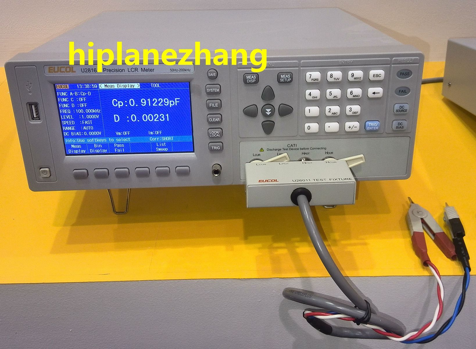 2019 Hi Accuracy 0.1 Bench LCR Meter DC Bias LCRZDQGB Theta DEG RAD