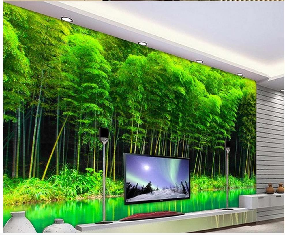 Custom Photo Wallpaper Large 3d Sofa Tv Background Wallpaper Mural