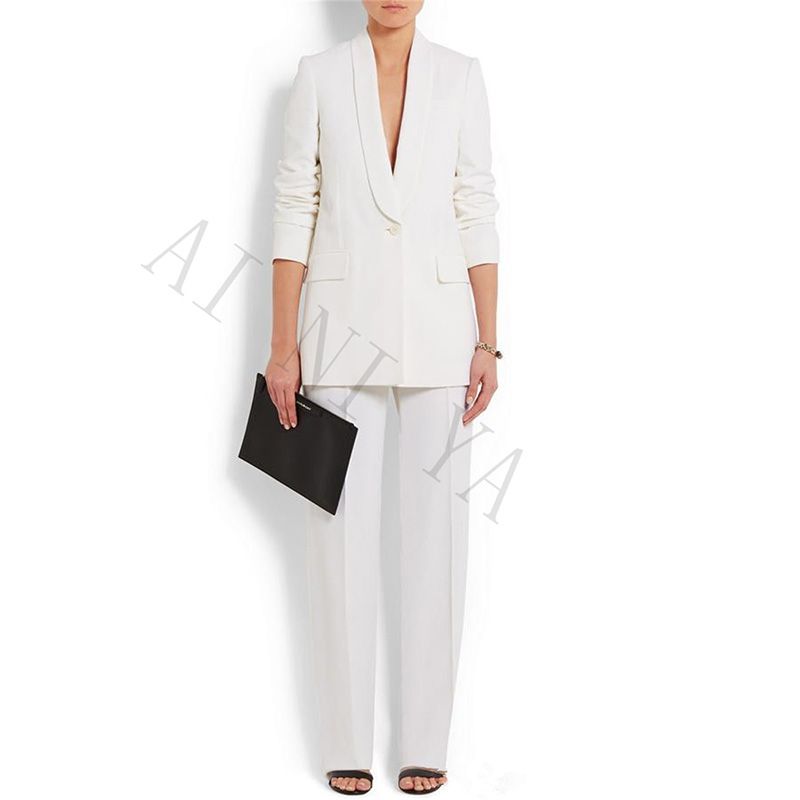 costume blanc femme