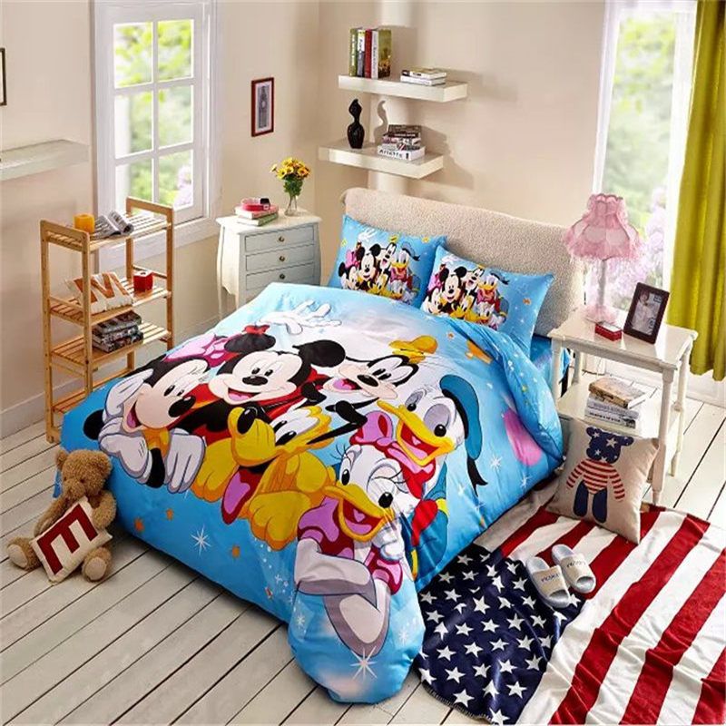 Hot Er Mickey Mouse Quilt Cover Donald Duck Goofy Hot Er Mickey Mouse Quilt Cover Donald Duck Goofy Pluto Bedding Set Duvet Sets Queen From Freefly3