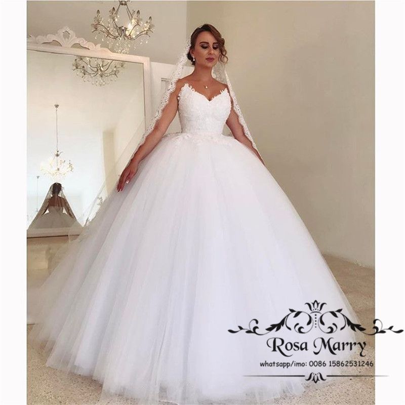 plus size white ball gowns