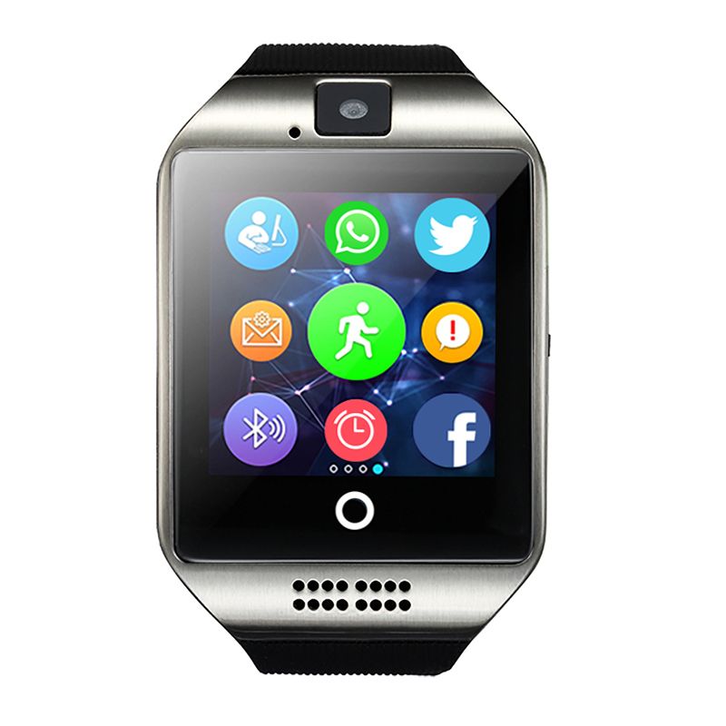 Suministro Al Por Mayor Venta Al Por Mayor De Relojes Inteligentes Q18 Para  Teléfonos Android Reloj Inteligente Bluetooth Con Cámara Q18 Original  Soporte Tf Sim Ranura Para Tarjeta Bluetooth DHL Gratis De