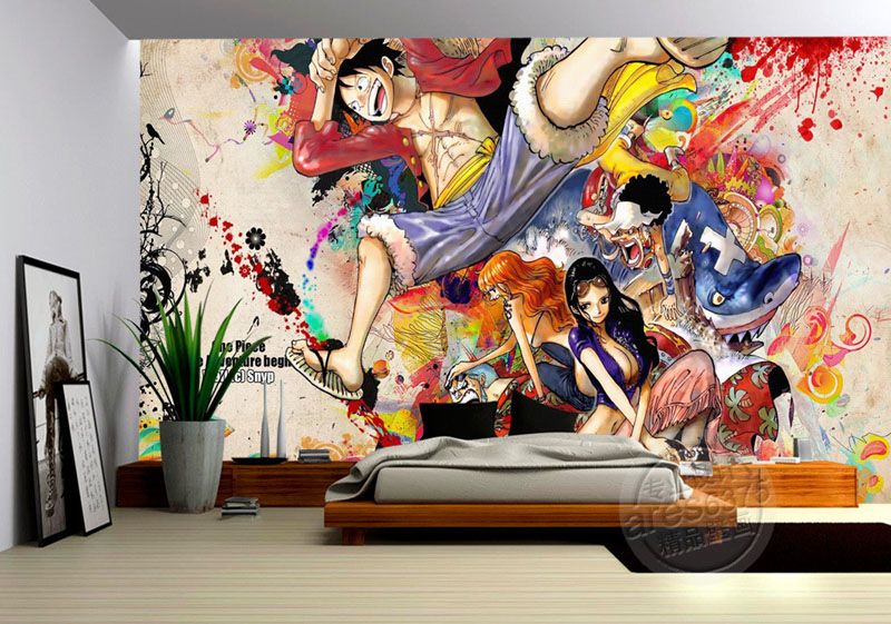 One Piece Luffy Photo Wallpaper Custom 3d Wall Murals Japanese One Piece Luffy Photo Wallpaper Custom 3d Wall Murals Japanese