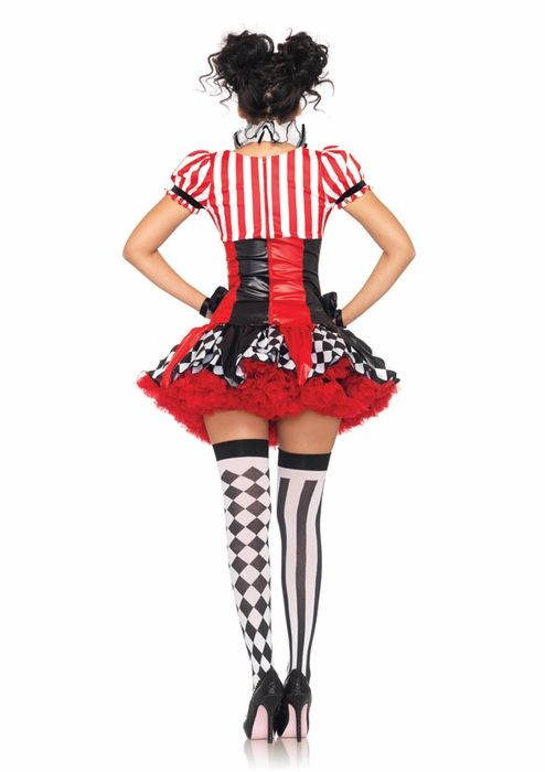 Sexy Halloween Costumes For Women Naughty Harlequin Clown Costume Set ...