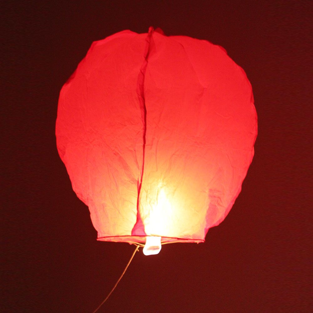 Oval Chinese Sky Lanterns Fire Kongming Laterns Romantic Sky Light Fast ...