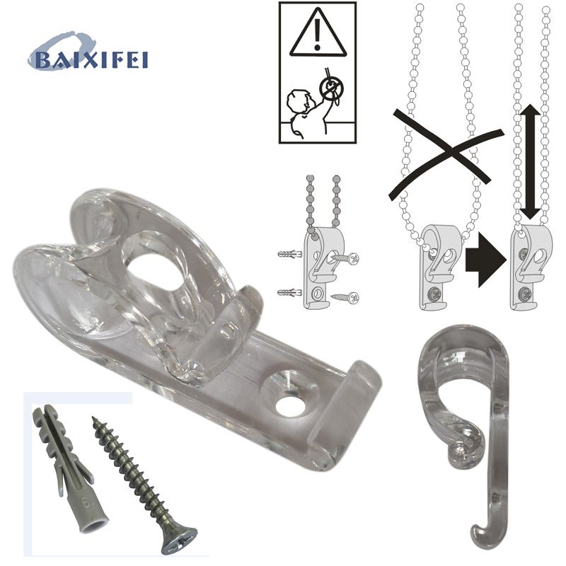 2018 Child Safety Blinds Hook Clip For Vertical Roman Roller Blind From Pacific0315, 3.01