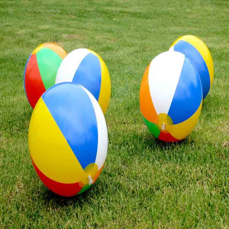 striped beach ball