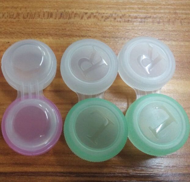 Newest Arrival Wholesale Contact Lens Case Transparent With Colors