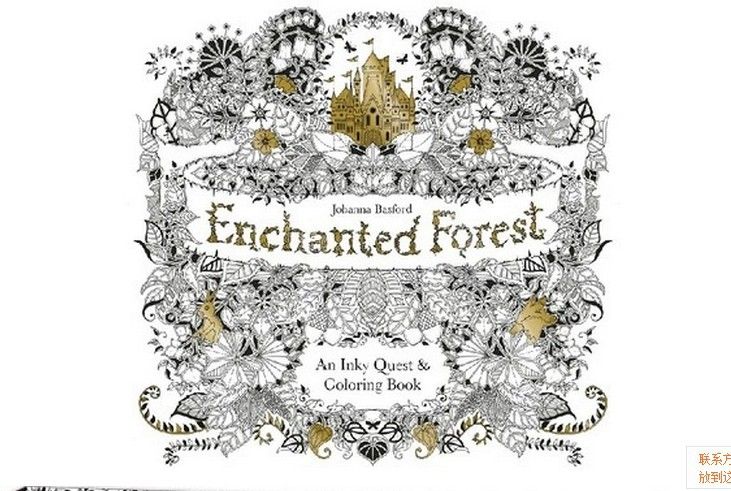 Enchanted Forest An Inky Treasure Hunt And Coloring Book For