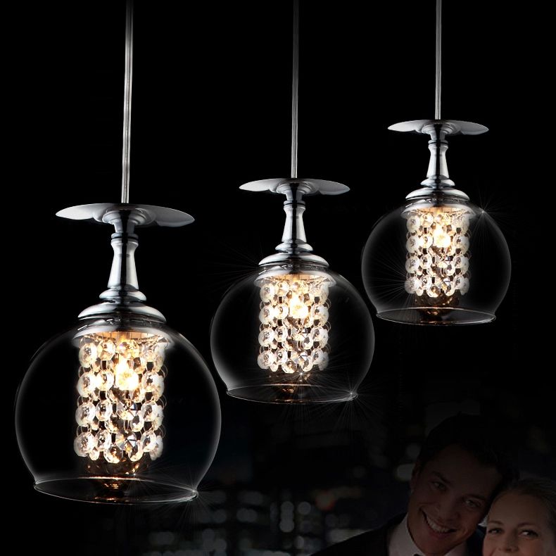 Fumat Modern Clear Wine Glass Crystal Chandelier K9 Living Fumat Modern Clear Wine Glass Crystal Chandelier K9 Living Room Restaurant Light Hanging Suspension Office Fixtures