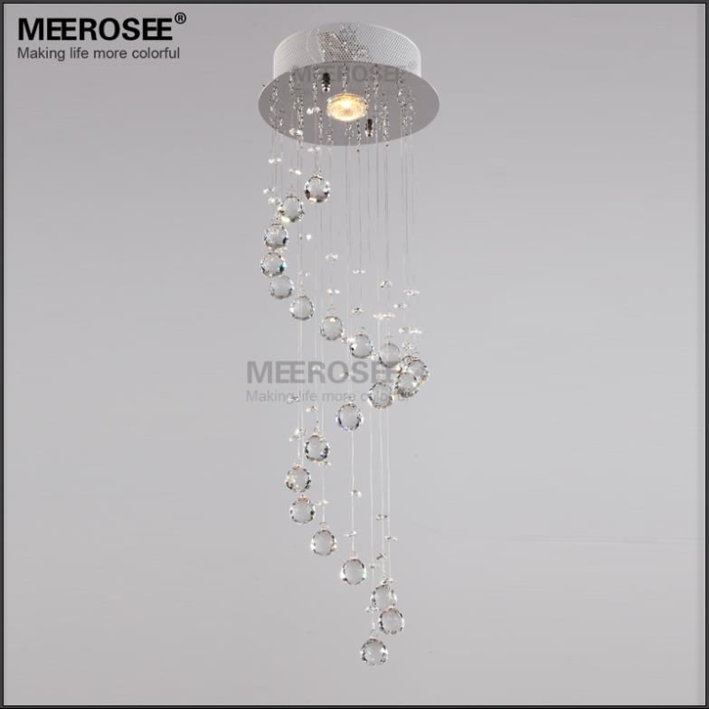 Spiral lustre en cristal de lumière moderne crystal light/ lampe ... Désign Couloir Lustres