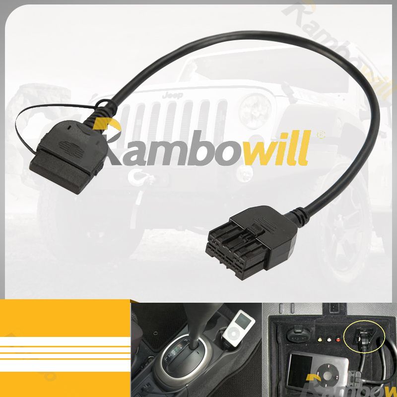 2019 Car Audio Adapter Interface AUX Cable For IPhone IPod For Infiniti