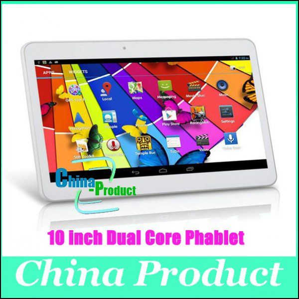 New Come Dual SIM Card 10 Inch Tablet PC MTK6572 Dual Core 1GB 8GB