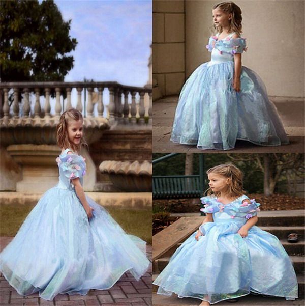 Aliexpress.com : Buy 2016 Summer Kids girls Cinderella Sandy Dress ...