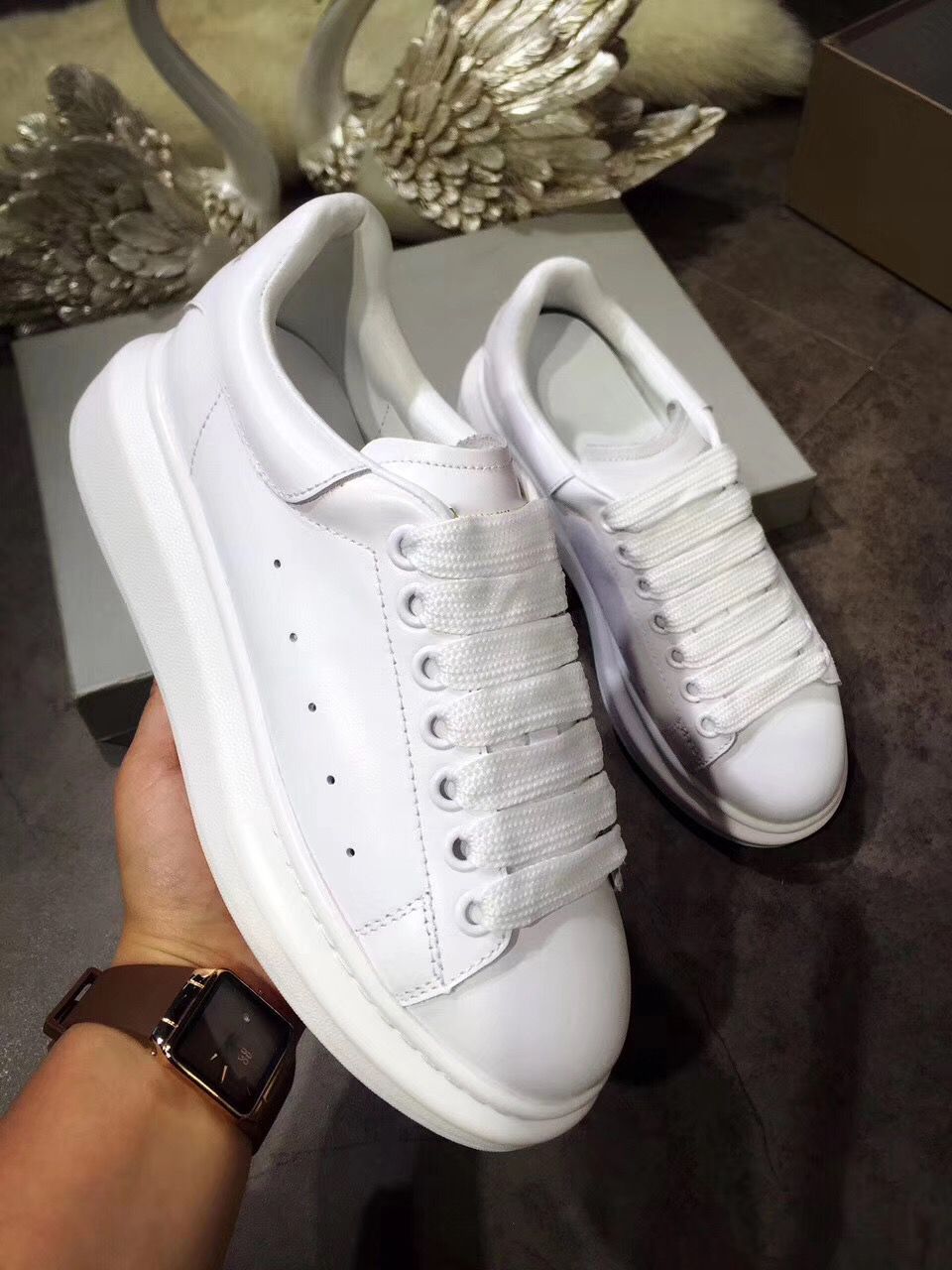 Discount 2017 Luxury Brand Men Sneakers Mc Casual Superstar Red Bottom