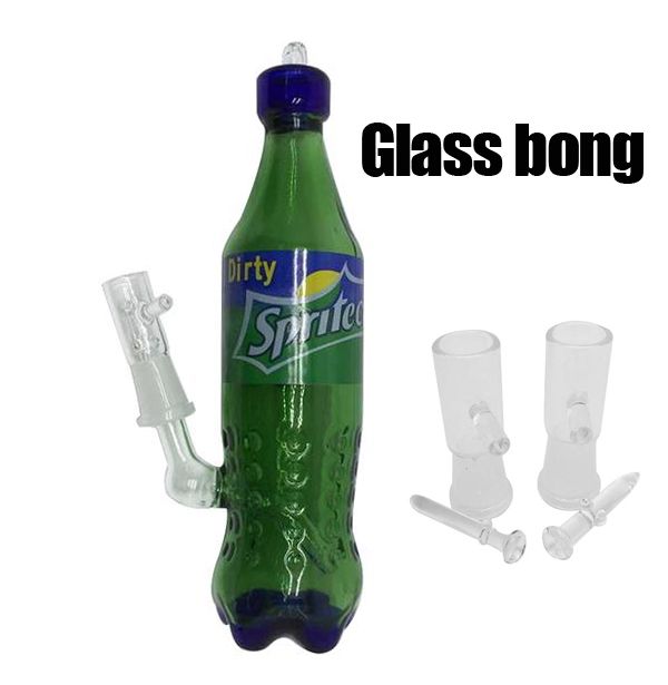2019 New Bong Spritech Dirty Bong Coke Bottle Sprite Dirty Glass Water