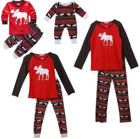 Moose Christmas Pajamas Family Matching Clothes Christmas Pajamas Moose Christmas Pajamas Family Matching Clothes Christmas Pajamas Clothing Sets Mother And Daughter Father Son Matching Xmas Homewears 911 Christmas Outfits ... - Moose Christmas Pajamas Family Matching Clothes Christmas Pajamas