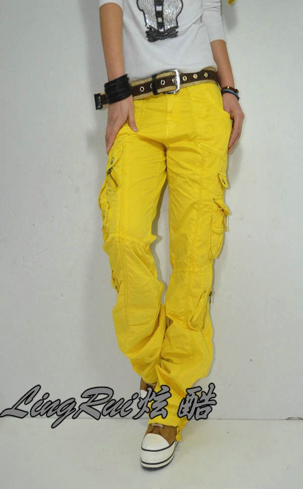 wide leg army green pants
