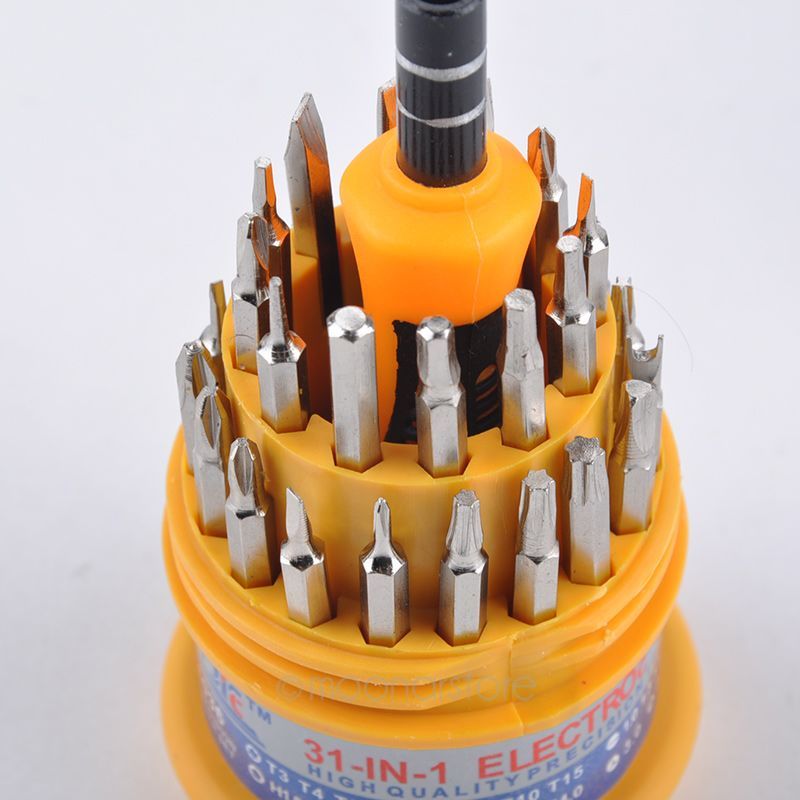 2019 31 In 1 Screwdriver Set Replaceable Straight Screw Driver Set