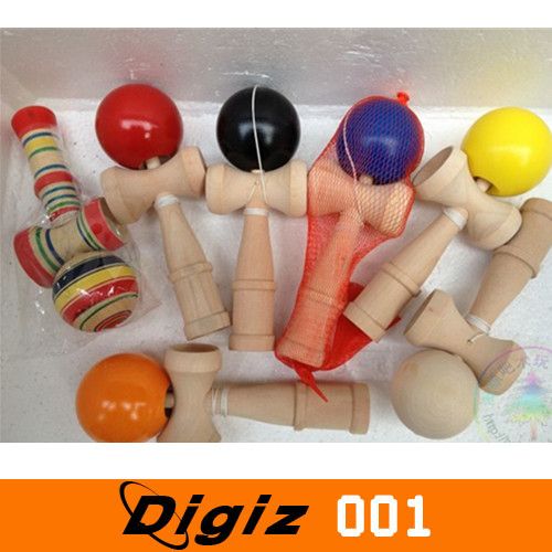 2020 Available 19CM Kendama Toy Japanese Traditional Wood Ball Game Toy Education Gifts From