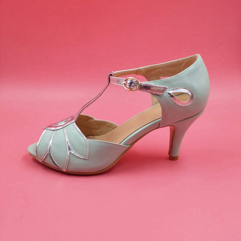 Real Image Vintage Wedding Shoes Sandal For Women Handmade 3 5inch