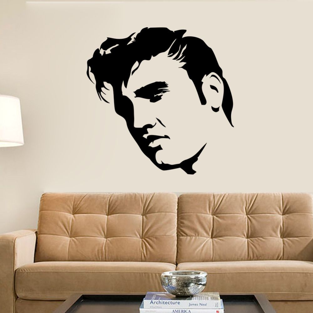 Acquista Elvis Presley Grande Camera Da Letto Parete Art Sticker ... Acquista Elvis Presley Grande Camera Da Letto Parete Art Sticker ...