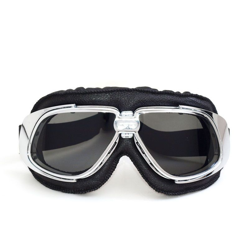 NEW Arrival Classic Vintage Motorcycle Goggles Anti UV Leather Cruiser