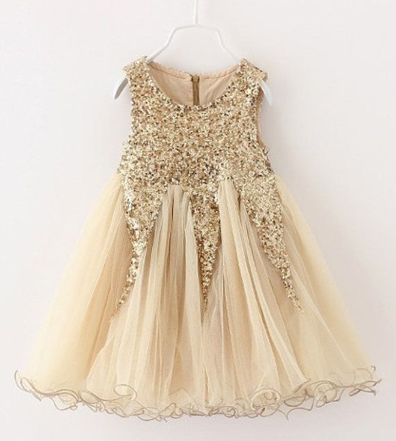 glitter flower girl dresses