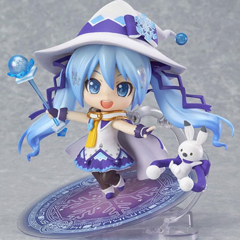 2018 Cute Anime Sex Doll Nendoroid Vocaloid Hatsune Miku Magical Snow Miku Ver Gsc Model Toy