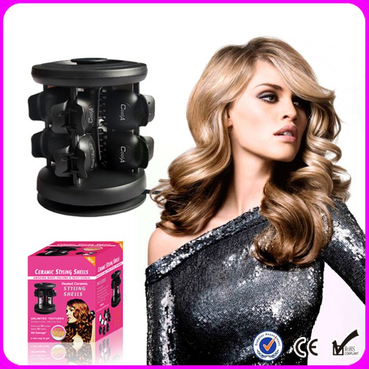 Compra El Rizador De Pelo De Las Conchas De Estilo De Cerámica Sólido Del  100% Refresca Un Styler Scald Proof Safe 100 ~ 240V Barato | Entrega Rápida  Y Calidad | Es.Dhgate